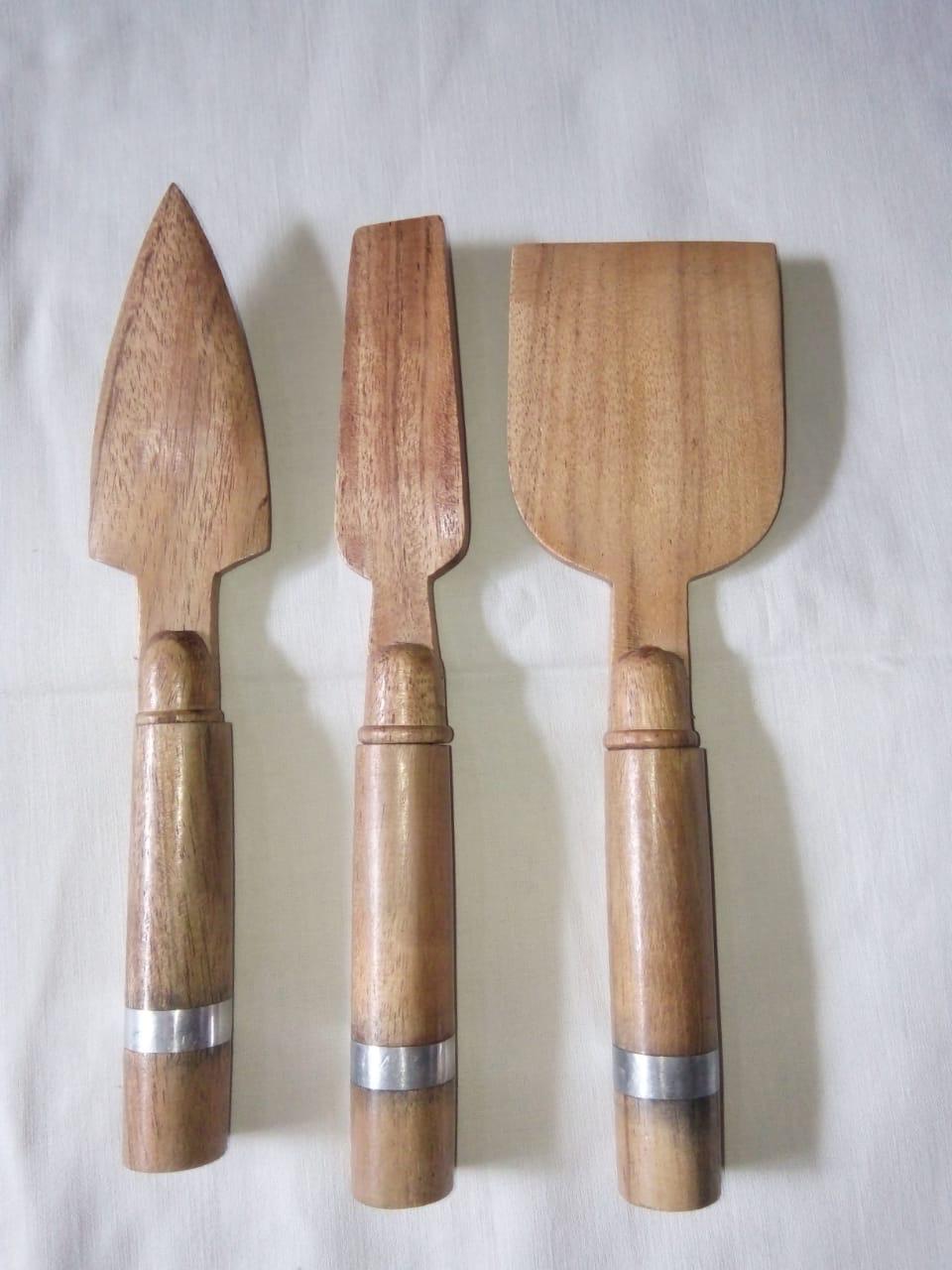 Cutlery wooden spoon set